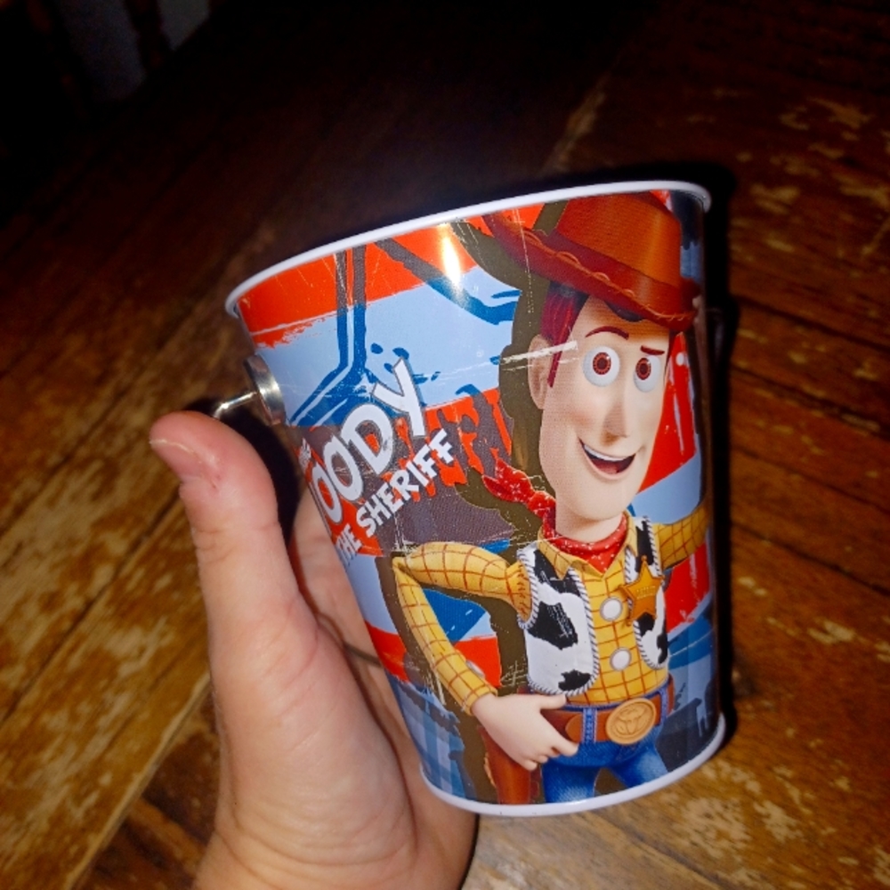 Toy story small tin bucket BNWOT VHTF RARE